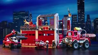 Playmobil City Action Duża remiza strażacka 9462 reklama