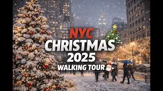 Snowy Christmas in New York 2025 - Pure Magic!