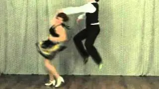 Hot Chocolate Lightning Turns - Lindy Hop Dance Lesson, Evita Arce, Nathan Bugh #1114