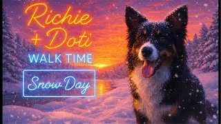 Richie + Doti LIVE! Dog Walk #bordercollie #puppy #mindfulness #chill #dog #northwales #fundraising