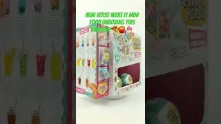 MINI VERSE MAKE IT MINI FOOD Cafe Series 1 MGA'S UNBOXING This Weekend🍕🍟🧁 #shorts #youtube #food