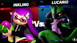 SpotDodge Monthly - bair! (Inkling) vs Qwerty (Lucario) Smash Ultimate Bracket Losers Round 6