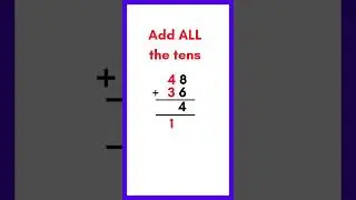 ➕ 2 digit addition with regrouping #primarymathematics #columnaddition