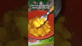 Mixed mango chunks with BBQ chips by tasty bites🤤||short#tastybites