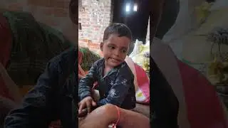 My small son playing Atkan Matkan Dahi Chatawan