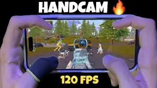 Best HANDCAM 4 Fingers + Gyroscope | iPhone 15 Pro 😍 | PUBG Mobile Test Gameplay! 