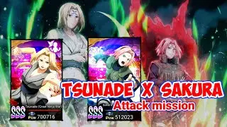 NxB NV || Tsunade x Sakura Attack mission gameplay