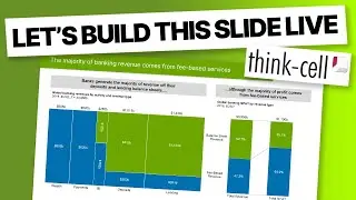 Live Slide Building: Revenue Composition Using a Mekko Chart (PowerPoint + Think-Cell)