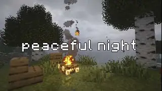soft rain, quiet fire &mdash; a peaceful night ambience