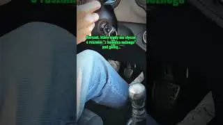 Ruszanie pod g&oacute;rkę z hamulca NOŻNEGO. Duży błąd! Nauka jazdy Tychy, szkoła jazdy, prawko #shorts