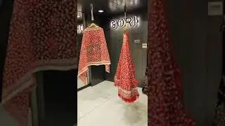DESIGNER RED CROPTOP LEHENGA CHOLI #REDCROPTOP #RED #MARKET #SURAT #OUTFIT #LEHENGA #LAKHNAWIWORK