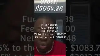#jbhunt weekly settlement! Low rates high fuel!!! Check the full video on my channel!!!
