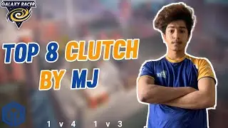 TOP 10 CLUTCH BY gxr Mj | Celtz Mj 1v4 , 1v3 PUBG MOBILE | Top 10 Clutch