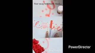 The beautiful bookmark.|Easyway | Easysteps |With thread work| .....                               