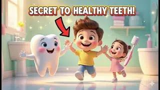 Brush Your Teeth Song 🪥✨ | Sparkle Bright Kids Dance