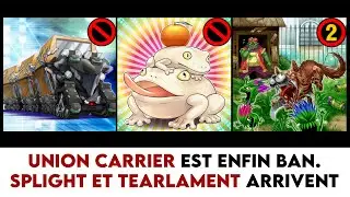 Master Duel a enfin banni Union Carrier. Splight et Tearlament arrivent