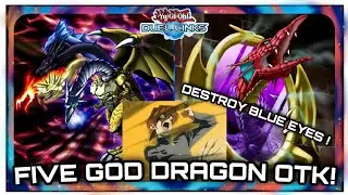 FIVE - HEADED DRAGON OTK ! || Destroy Blue Eyes ! [Yu-Gi-Oh ! Duel Links]