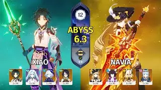 C2 Xiao & C0 Navia - Genshin Impact Abyss 6.3 - Floor 12