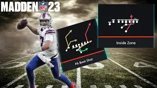MADDEN 23 MONEY RUN & PASS PLAY - MADDEN 23 BEST RUN AND PASS SCHEME PART 1🏈🔥