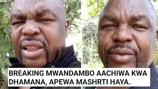 HATIMAYE CLEMENCE MWANDAMBO AACHIWA KWA DHAMANA KWA MASHARTI HAYA MAZITO.