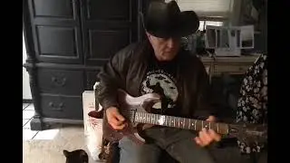 Freddie King Style Blues Jam with Schecter Diamond Series Guitar.