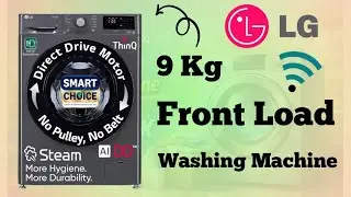 LG 9 Kg Wi-Fi Fully-Automatic Front Load Washing Machine FHP1209Z5M🔥