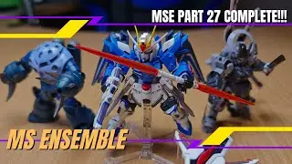 Effort Build-MS Ensemble Part 27-Complete!!! Gundam Schwarzette, Rising Freedom & Z'gok