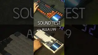 Sound Test b&agrave;n ph&iacute;m cơ Aula L99 | Caramel Latte & Rainy Switch