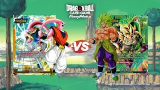 [FB06] God-Master Majin Buu vs Broly【Dragon Ball Fusion World】