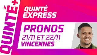 PRONOSTICS QUINTÉ+ DU 21 ET 22 NOVEMBRE : Quinté Express ⚡