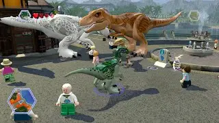 Como hacer la batalla final de Jurassic World en LEGO Jurassic World Modo libre
