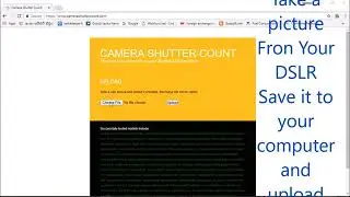 Shutter Count For DSLR