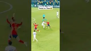 Yamal DESTROYED Theo Hernandez🥵🔥 #yamal #uefanationsleague #spain #france #shorts #trending