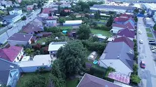 Bird&rsquo;s eye view of beautiful Slovakian City Trnava 