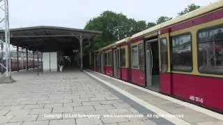 S-Bahn Berlin trains at Köpenick, Berlin, Germany