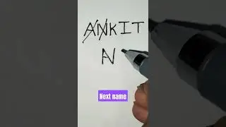 # ANKIT name logo # Design # Next name #shorts # By Rajbir