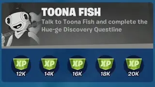 Toona Fish's Hue-ge Discovery Questline - HOW TO COMPLETE THE PUNCHCARD | Fortnite Season 8
