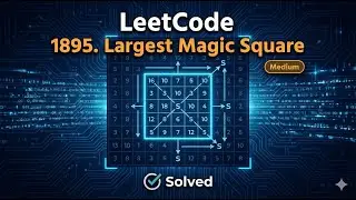 Can You Solve This Grid Problem? (Largest Magic Square)