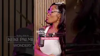 Keke shares Keanu Reeves CRAZY acting warmup 😂 #keanureeves #kekepalmer #acting