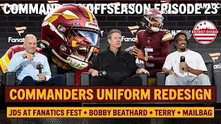 🎤 Jayden Daniels at Fanatics Fest | Bobby Beathard Draft Room | Commanders Getting New Uniforms?