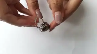 Sterling silver, Jasper, Oval shape, Gemstone ring