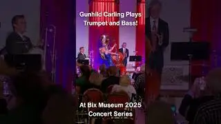 Gunhild Carling Trumpet and Bass at the Same Time!  #jazz #livemusic