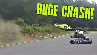 HUGE CRASH! - Camberley Kart Club