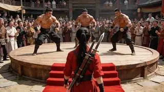 武林高手挑战功夫少女，不料被她当场暴揍！#drama #kungfu #中国电视剧