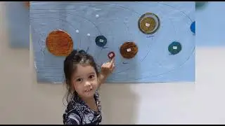 Solar system | DIY solar system| सौर मंडल| name, colors, size, order of planets| solar system model