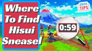 Where To Find Hisui Sneasel - Pokemon Legends Arceus - Hisui Sneasel Catching Location Guide