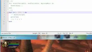 WoW Lua Guide Deutsch 5 (For-Schleife)