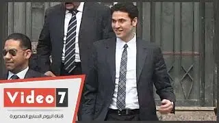 بالفيديو.. شاهد أحمد عز عقب إدلائه بأقواله فى بلاغ 