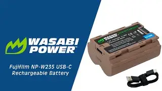USB-C Rechargeable Fujifilm NP-W235 | Ginger Series | Wasabi Power
