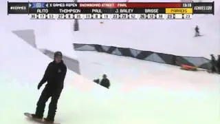 Louis-Felix Paradis Run 2 Men's Snowboard Street Finals